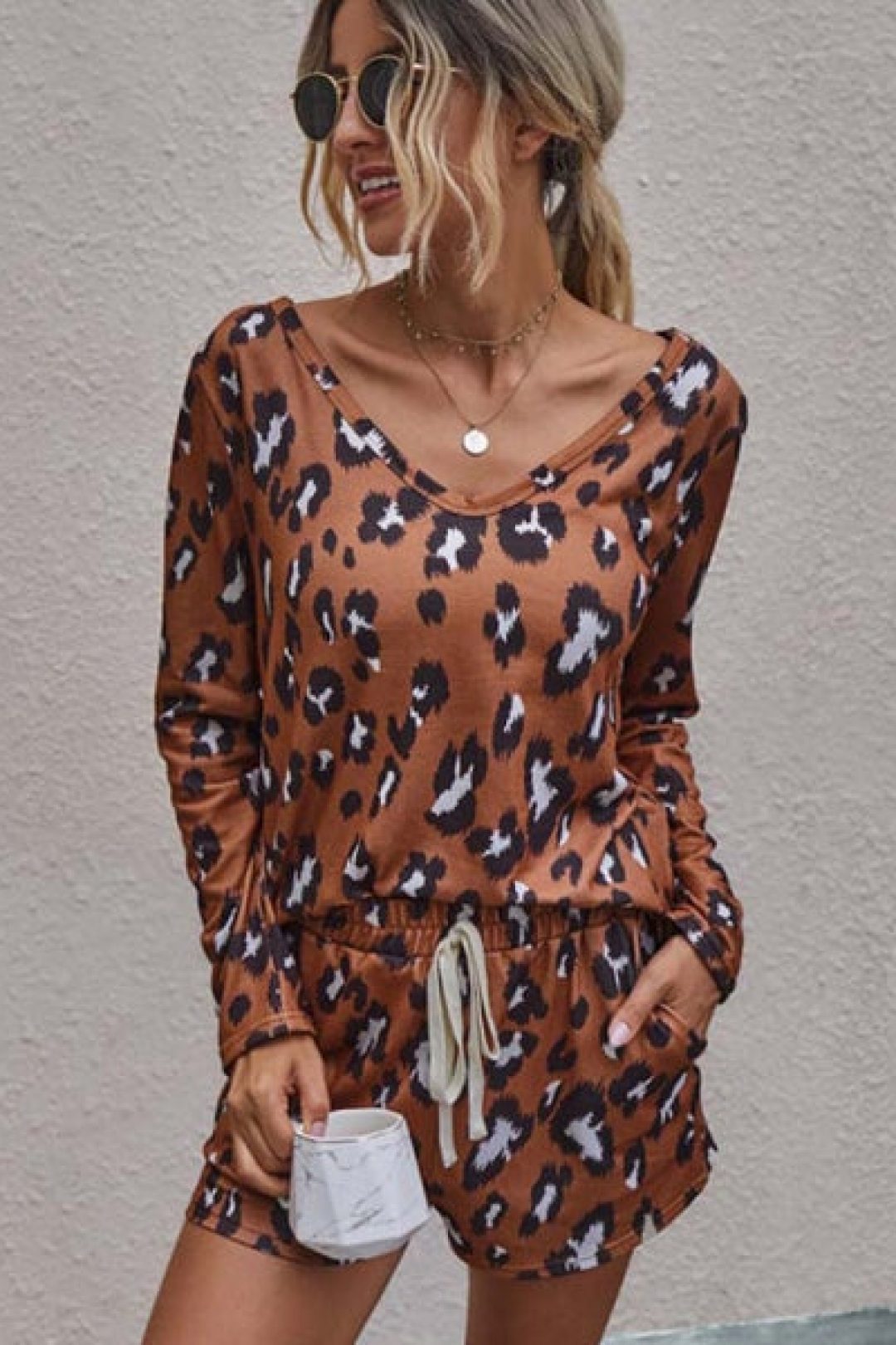 Lila Leopard Pajama